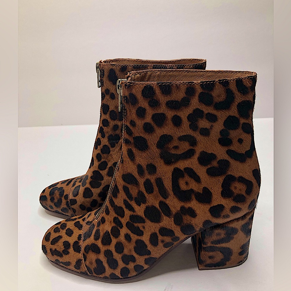 Madewell Leopard Print Ankle Boots